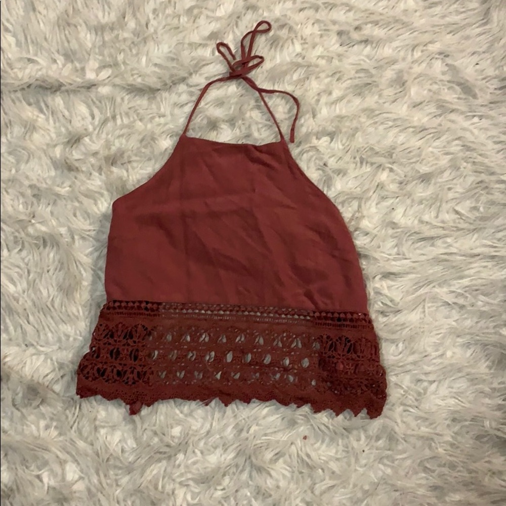 Crop Halter Top